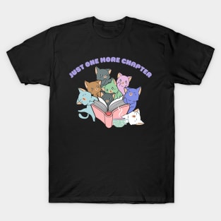 Just One More Chapter - Sleepy Kittens T-Shirt